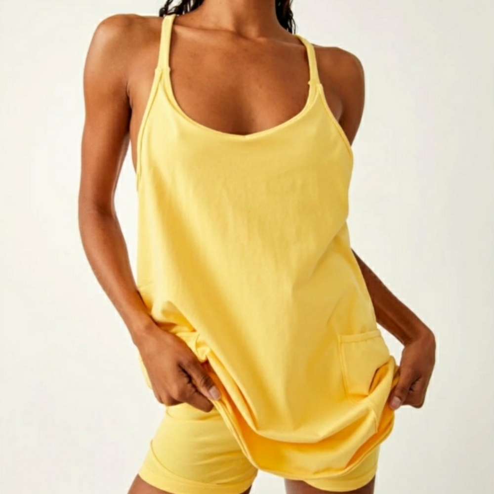 Free people hot shot mini Fresh mango Medium NWT